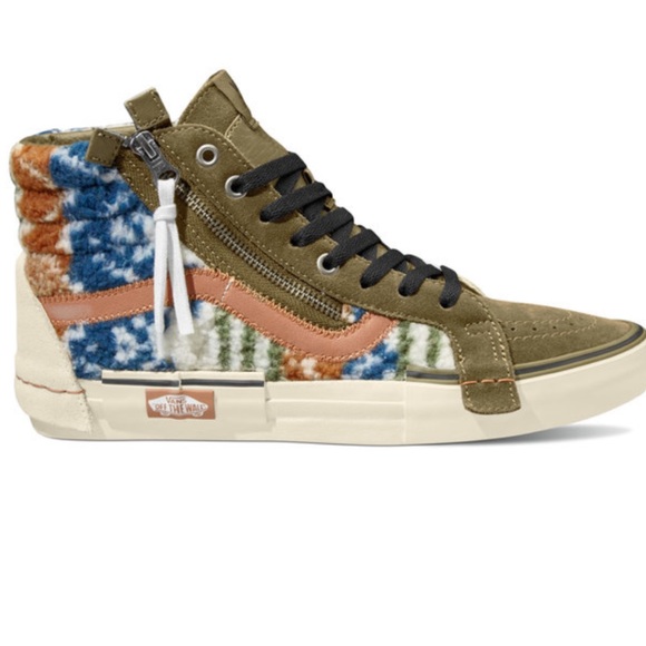 VANS MIXED TEXTILE SK8-HI REISSUE CAP SHOES - Picture 4 of 11